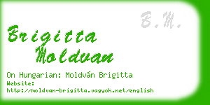 brigitta moldvan business card